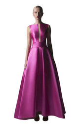 1 of 2 Edward Arsouni Couture SS0335 Fuchsia
