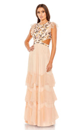 2 of 6 Mac Duggal 35106 Apricot