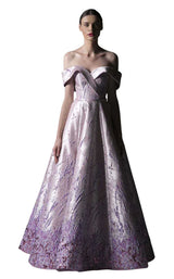 1 of 2 Edward Arsouni Couture SS0354 Lilac