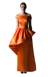 1 of 2 Edward Arsouni Couture SS0356 Orange