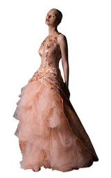 1 of 2 Edward Arsouni Couture SS0357 Orange
