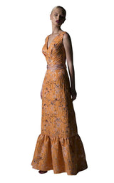 1 of 2 Edward Arsouni Couture SS0359 Orange