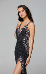 7 of 9 Primavera Couture 3604 Black Multi