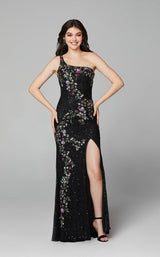 3 of 10 Primavera Couture 3641 Black Multi