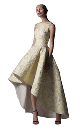 1 of 2 Edward Arsouni Couture SS0366 Ecru-Gold