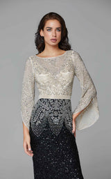 8 of 9 Primavera Couture 3680 Black-Nude