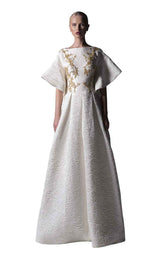 1 of 2 Edward Arsouni Couture SS0369 Gold