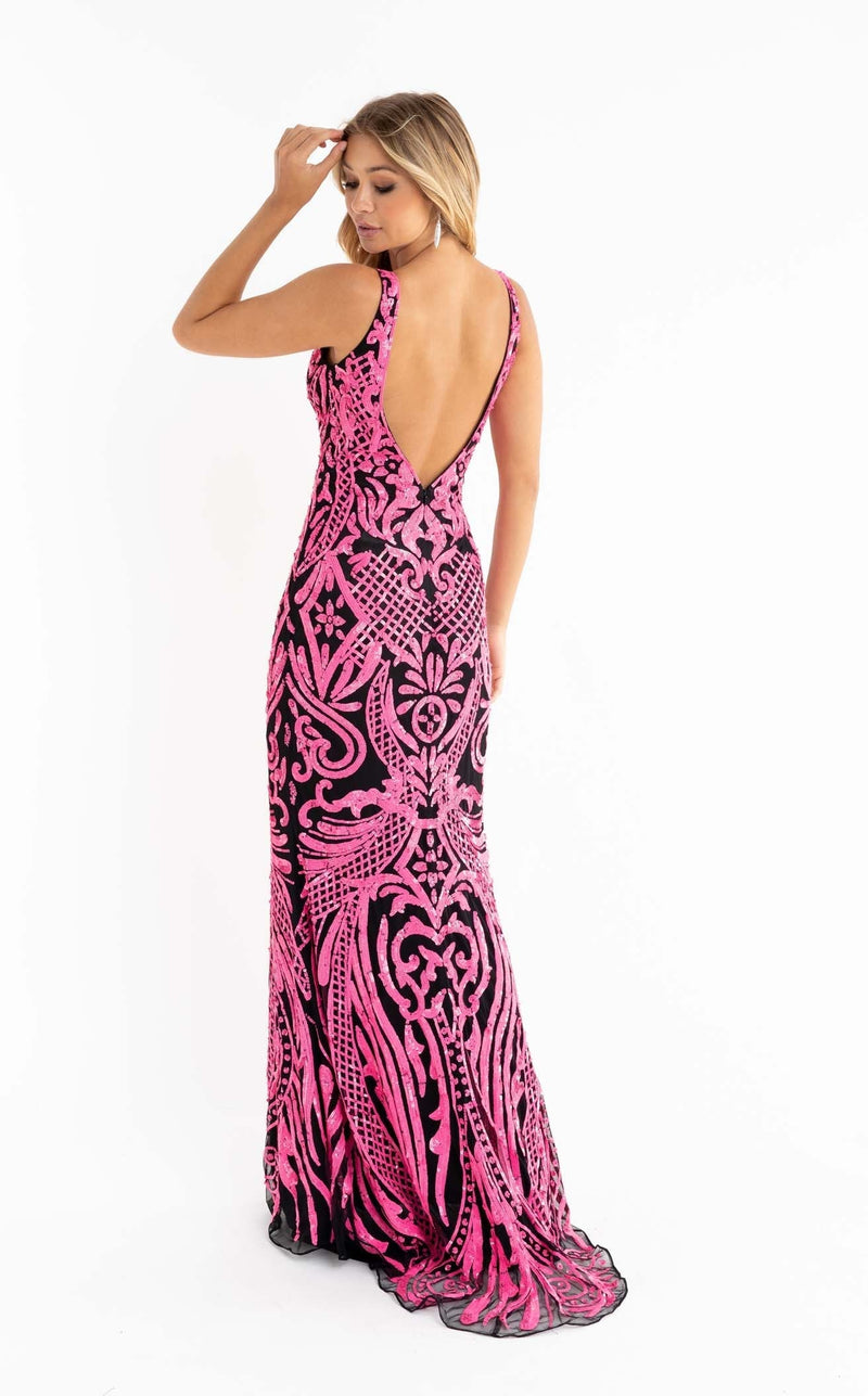 Primavera Couture 3722 Black/Neon Pink