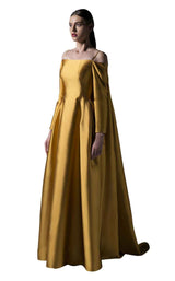 1 of 2 Edward Arsouni Couture SS0372 Ecru-Gold