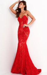 14 of 15 Jovani 37334BG Red