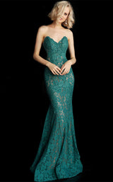2 of 15 Jovani 37334BG Emerald