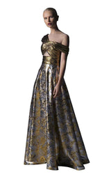 1 of 2 Edward Arsouni Couture SS0373 Gold