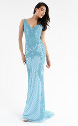 2 of 10 Primavera Couture 3741 Light Turquoise
