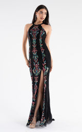 1 of 4 Primavera Couture 3742 Black Multi