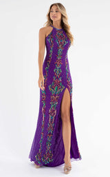 2 of 4 Primavera Couture 3742 Purple