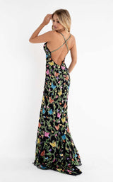 4 of 7 Primavera Couture 3748 Black Multi