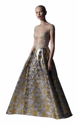 1 of 2 Edward Arsouni Couture SS0375 Gold/Silver