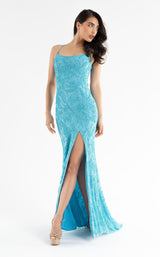 6 of 12 Primavera Couture 3786 Turquoise