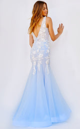 2 of 2 Jovani 09322 Light-Blue