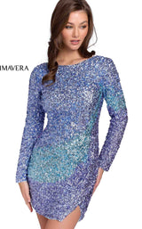 2 of 17 Primavera Couture 3819 Light Blue