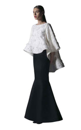 1 of 2 Edward Arsouni Couture SS0381 Black