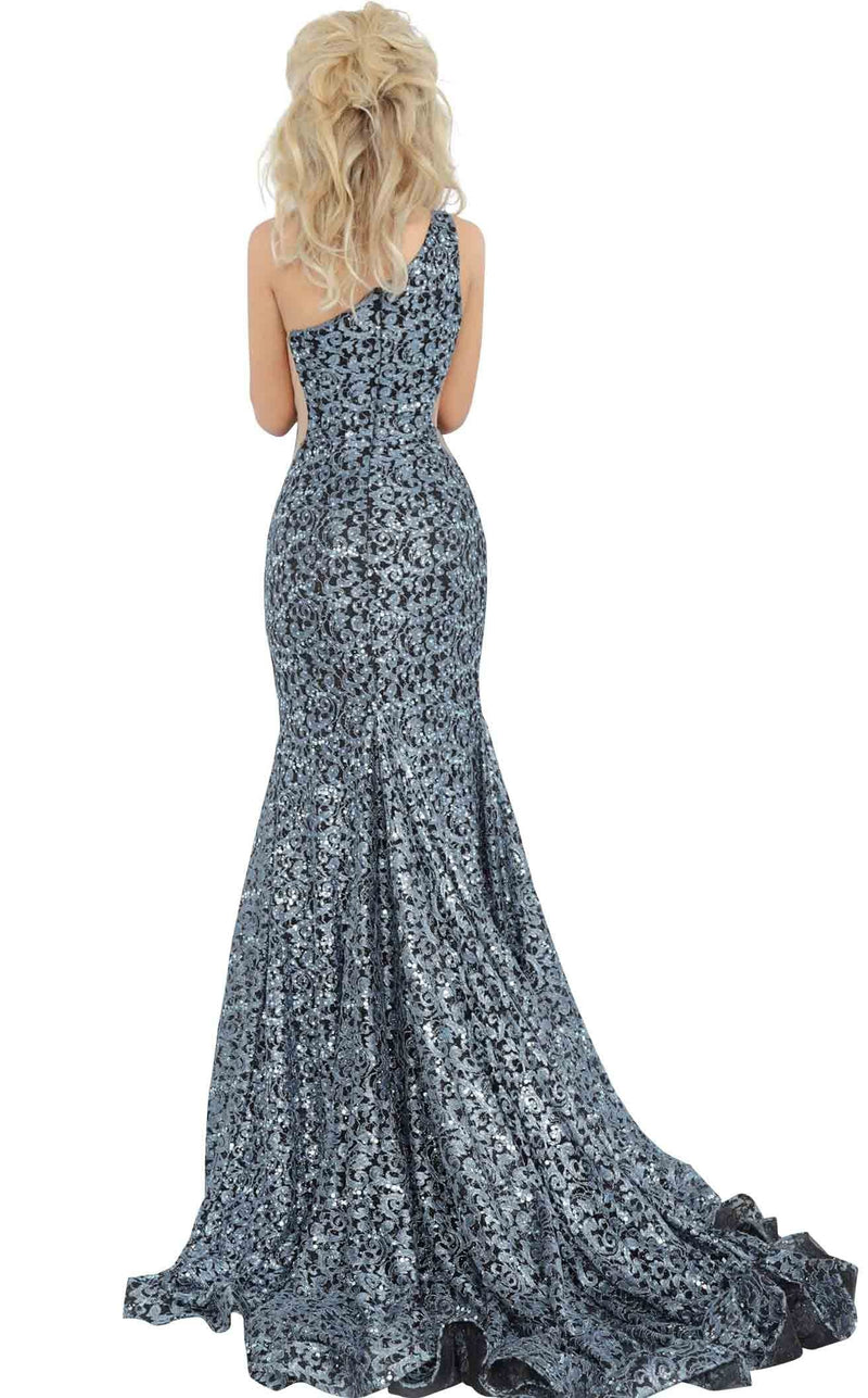 Jovani 3927 Black/Blue