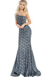 1 of 4 Jovani 3927 Black/Blue