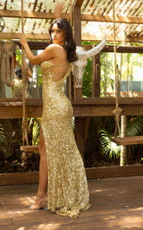 10 of 12 Primavera Couture 3945 Gold