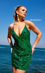 1 of 15 Primavera Couture 4056 Dress --Emerald
