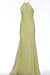 5 of 6 Jovani 4132BG Yellow