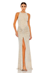 1 of 3 Mac Duggal 42025 Nude/Silver