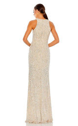 2 of 3 Mac Duggal 42025 Nude/Silver