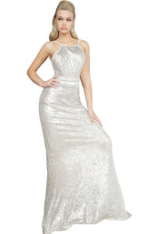 1 of 4 Jovani 4222 Silver