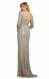 3 of 4 Mac Duggal 4247 Nude-Platinum