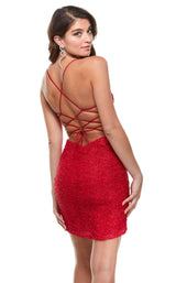 2 of 2 Alyce 4366 Red/Velvet