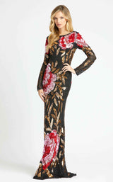 3 of 5 Mac Duggal 4566 Black Multi