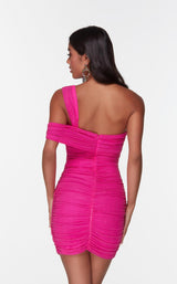 4 of 5 Alyce 4573 Electric-Fuchsia