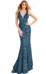 7 of 56 Jovani 45811BG Navy
