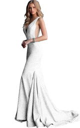 8 of 13 Jovani 47075 White