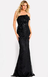 1 of 3 Jovani 47380 Black