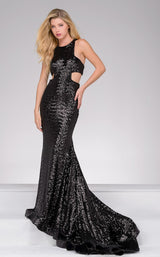 2 of 3 Jovani 48334BG Black