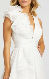 26 of 37 Mac Duggal 48856 White
