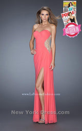 1 of 2 La Femme 20130 Hot Coral