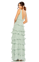 8 of 9 Mac Duggal 49054 Dress Sage