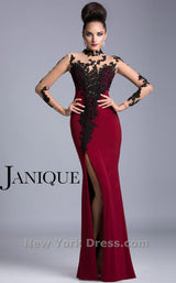 1 of 6 Janique K6404 Red/Black