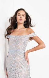 5 of 6 Jovani 49634 Light Blue