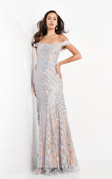 2 of 6 Jovani 49634 Light Blue