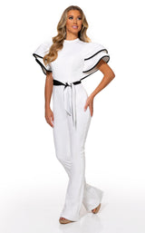 1 of 6 Rachel Allan 50101 White/Black