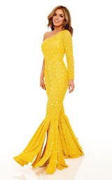 1 of 6 Rachel Allan 50120 Yellow Iridescent