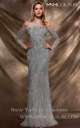 2 of 2 MNM Couture 9093 Silver